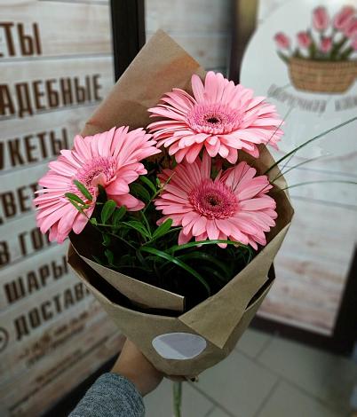 Букет цветов из: Герберы в Хабарах
